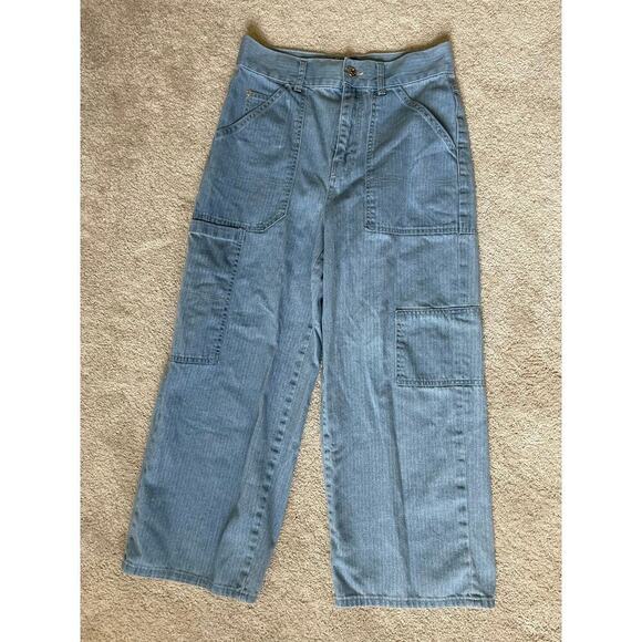 BDG Urban Outfitters Wide Leg Denim Pants - Picture 1 of 4